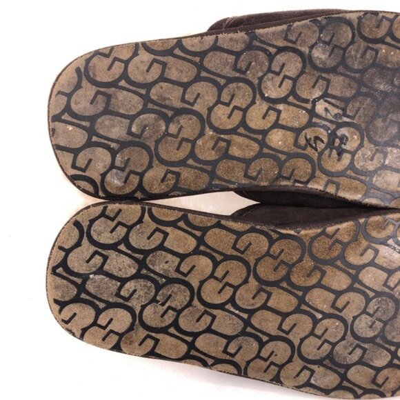 UGG Australia Brown Suede Winter Scuff Slippers 17 main image 11